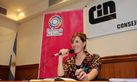 Cynthia Ottaviano en el Consejo Interuniversitario Nacional 