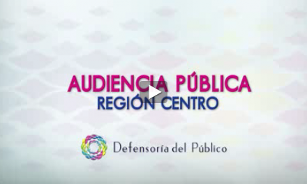 Invitación 4ta. Audiencia Pública - Región Centro
