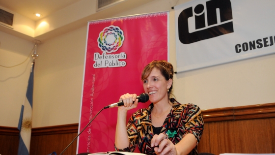 Cynthia Ottaviano en el Consejo Interuniversitario Nacional 